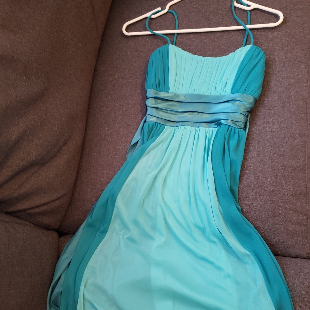 Blue dress